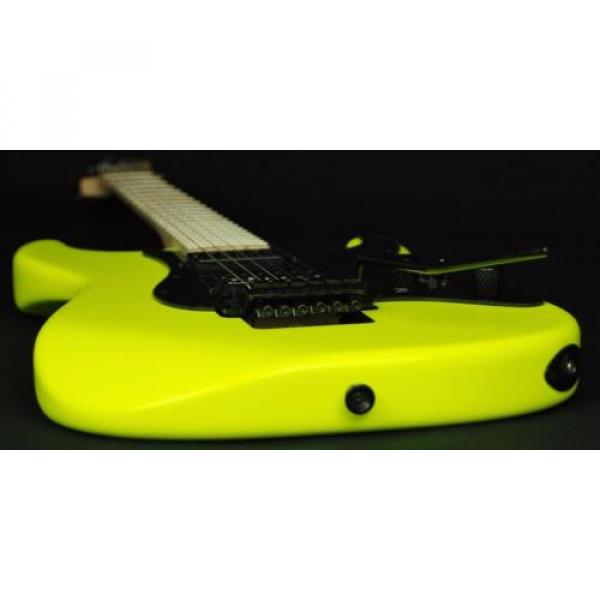 New! Charvel PM SC1 Pro Mod So Cal HH Guitar w/ Floyd Rose - Neon Yellow #5 image