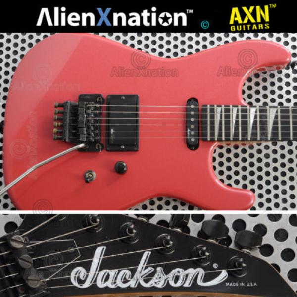 Vintage 1987 Jackson USA Guitar Ferrari Red Metallic charvel #4 image