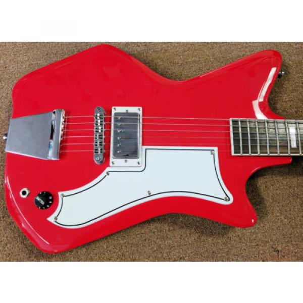 Airline by Eastwood Guitars, ’59 1P Reissue Red, Unique, Mahogany, Single Volume #1 image