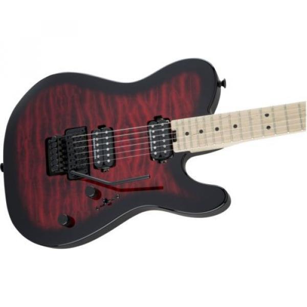 In Stock! 2017 Charvel Pro-Mod San Dimas Style 2 HH FR M QM in red burst #3 image