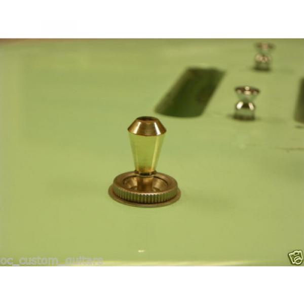 Brass Switch tips fits USA switchcraft switches Charvel/Jackson #1 image