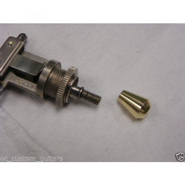 Brass Switch tips fits USA switchcraft switches Charvel/Jackson #3 image