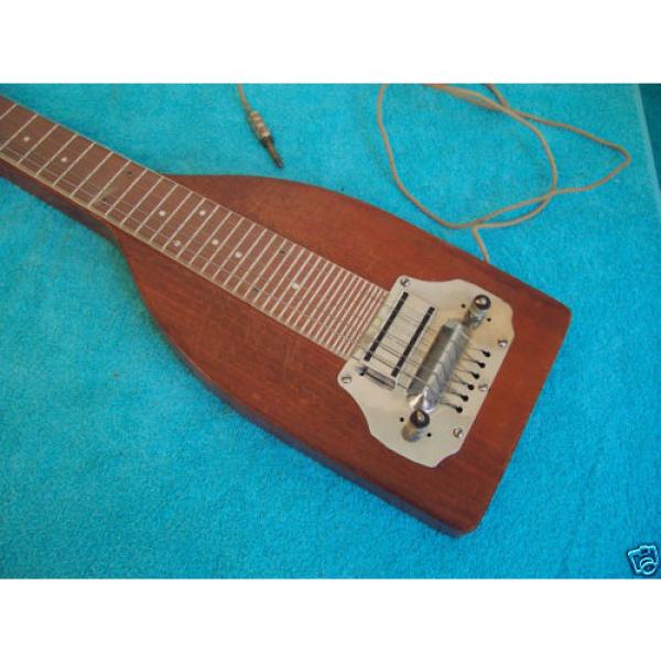1940&#039;s Electromuse  Lap steel guitar 6 string w/case Rare Bird GC All original #1 image