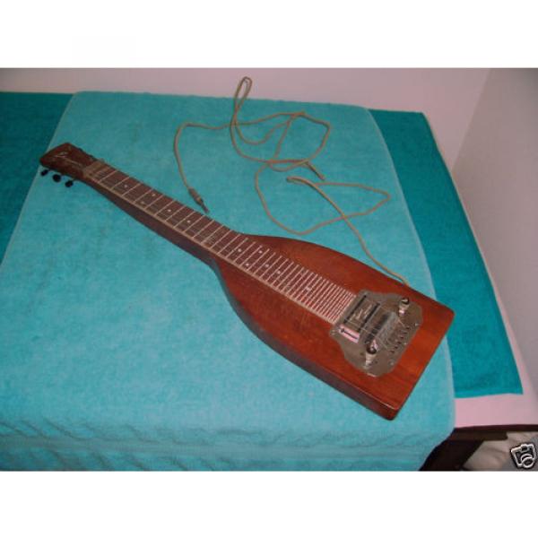 1940&#039;s Electromuse  Lap steel guitar 6 string w/case Rare Bird GC All original #2 image