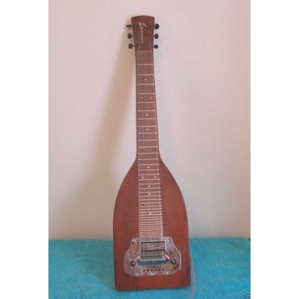 1940&#039;s Electromuse  Lap steel guitar 6 string w/case Rare Bird GC All original #4 image
