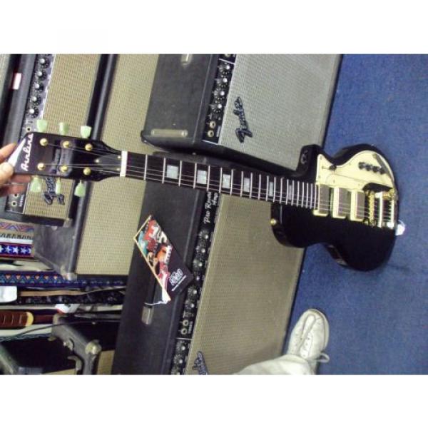 AIRLINE TRI-TONE DLX BLACK WITH GOLD HARDWARE! #2 image