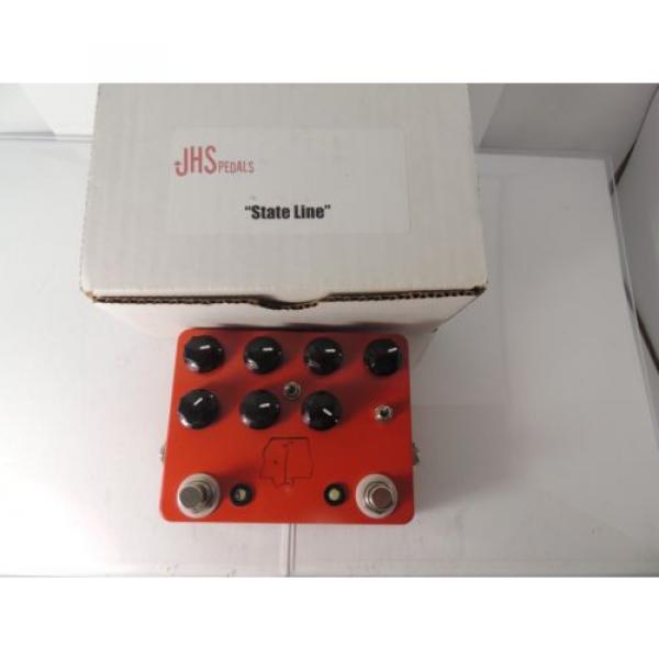 JHS STATE LINE DUAL OVERDRIVE EFFECTS PEDAL w/ORIGINAL BOX &amp; DOCS RARE! SN #80 #1 image