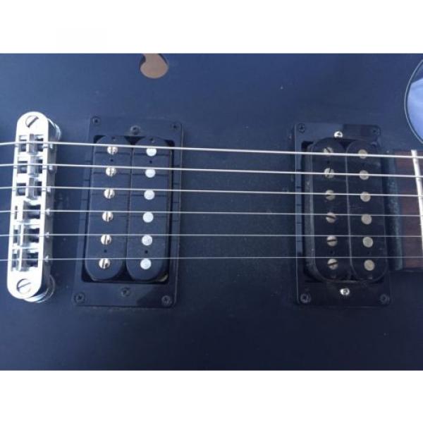 Ibanez AS73B Black Flat Semi-hollowbody Electric Guitar With Charvel J90c Pickup #4 image