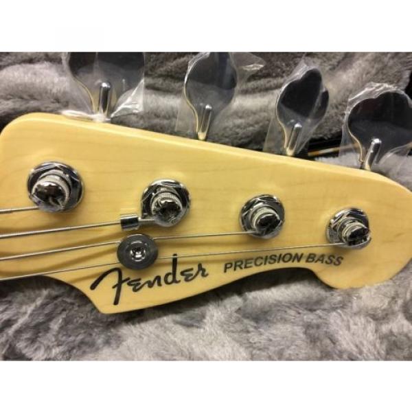 Fender American Elite Maple Fingerboard Precision Bass  Tobacco Sunburst #5 image