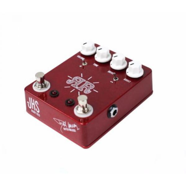 New JHS Ruby Red Butch Walker Signature 2-in-1 Overdrive/Fuzz/Boost Guitar Pedal #3 image