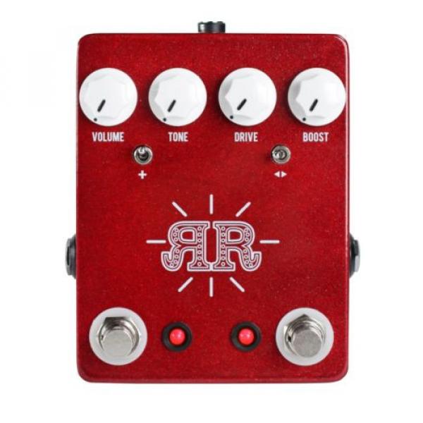 New JHS Ruby Red Butch Walker Signature 2-in-1 Overdrive/Fuzz/Boost Guitar Pedal #4 image