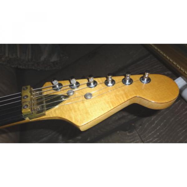 Vintage STRAT type Electric Guitar ESP Neckplate #3 image