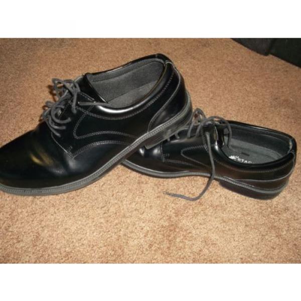 Deer Stag shoes men dress oxfords black leather SUPRO sock technology sz 12W #2 image