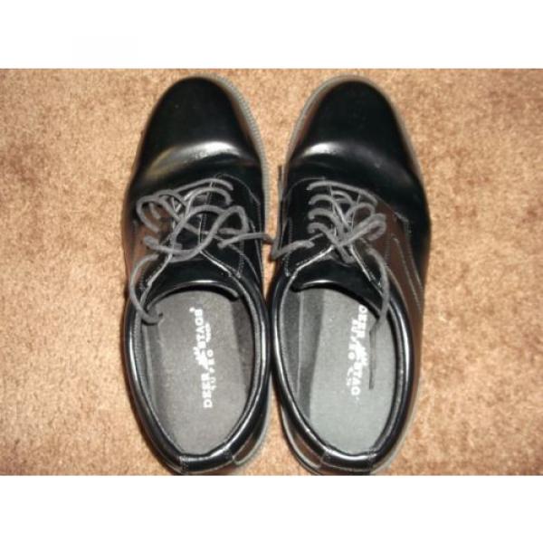 Deer Stag shoes men dress oxfords black leather SUPRO sock technology sz 12W #4 image