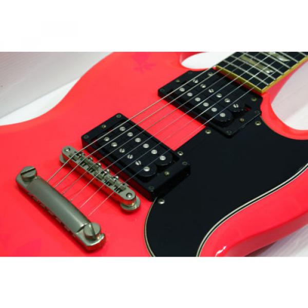 &#039;80 Burny FERNANDES RSG-75 &#039;63 Reissue. VH-1. Long Tenon. PINK. Made in Japan. #5 image