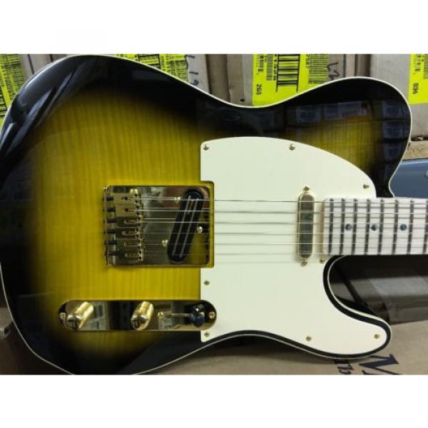 Fender Richie Kotzen Telecaster Tele Maple Neck Brown Sunburst Signature Model! #1 image