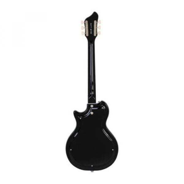 Supro Americana Black Holiday Semi-Hollowbody Electric Guitar RW Board Jet Black #3 image