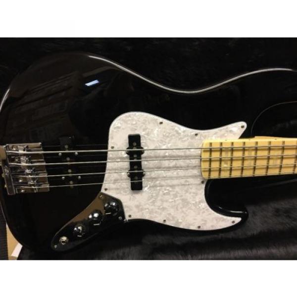 Fender USA Geddy Lee Signature Jazz Bass  Black Maple Neck #1 image