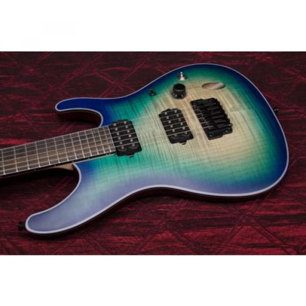 Ibanez Iron Label S Series SIX6FDFM Electric Guitar Blue Space Burst 030903 #1 image