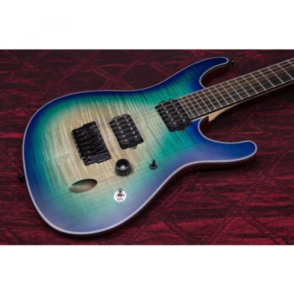 Ibanez Iron Label S Series SIX6FDFM Electric Guitar Blue Space Burst 030903 #2 image