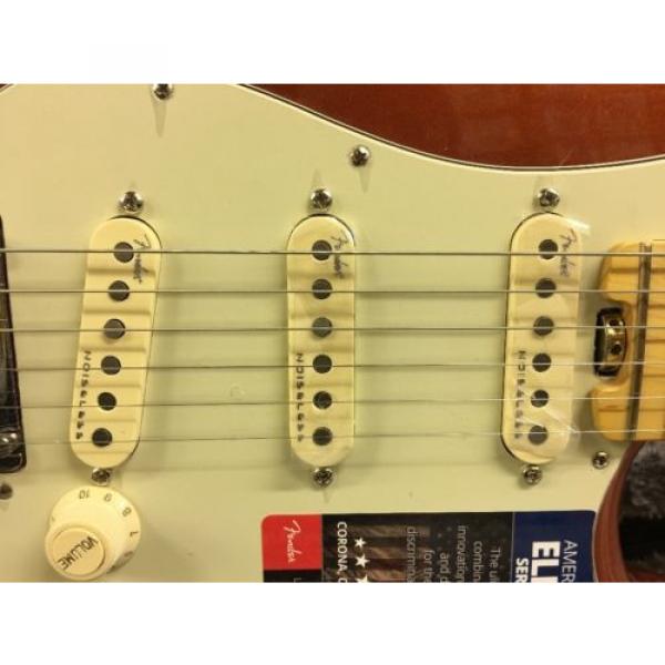 New!! Fender American Elite Strat Stratocaster Autum Blaze Metallic W/HSC!! #4 image