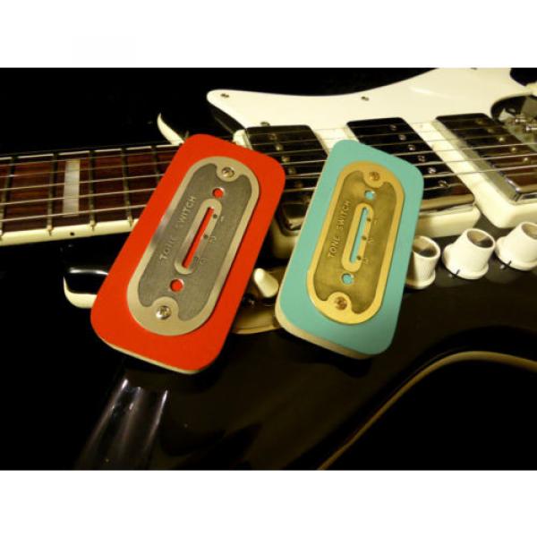 SUPRO/ AIRLINE / NATIONAL GUITAR TONE SWITCH COVER PLATE REPRO - GOLD #2 image
