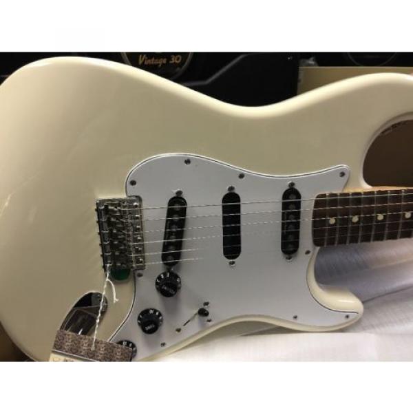 2014 NOS Fender Ritchie Blackmore Stratocaster W/GIG BAG Olympic White #1 image