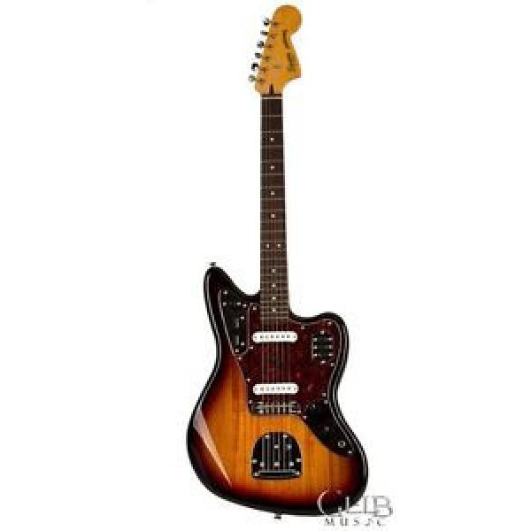Squier Vintage Modified Series Jaguar Electric Guitar, Sunburst - 0302000500 #1 image