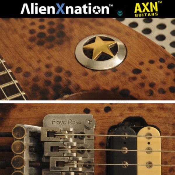 AXN™ Model 2 Tiger Custom Boutique Burnt Guitar Korina Neck USA #3 image