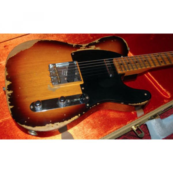 2016 Fender 1952 Telecaster Heavy Relic CS Handwound PU&#039;s Under 7lbs! RARE CS #5 image