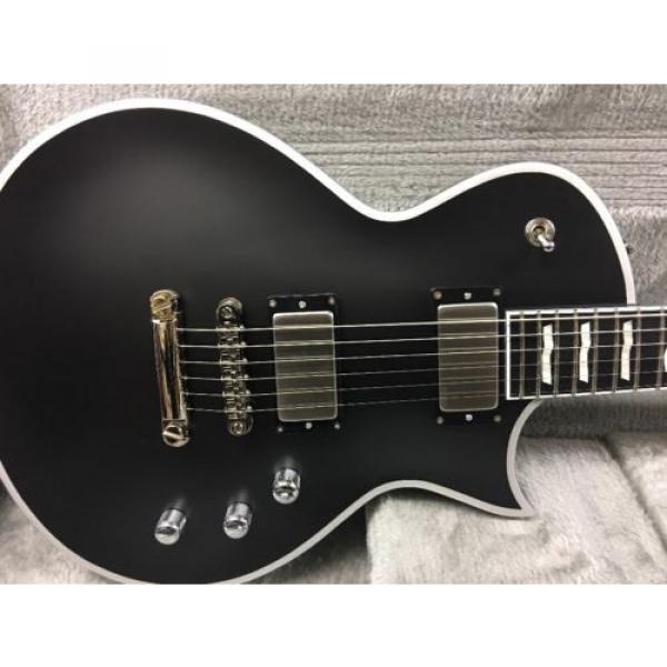 ESP E-II Eclipse Electric Guitar Black Satin W/HSC EMG Pickups Locking Tuners #1 image
