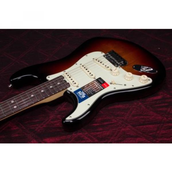 Fender American Elite Stratocaster Left-Hand Electric Guitar 3 Tone Sbst 030211 #2 image