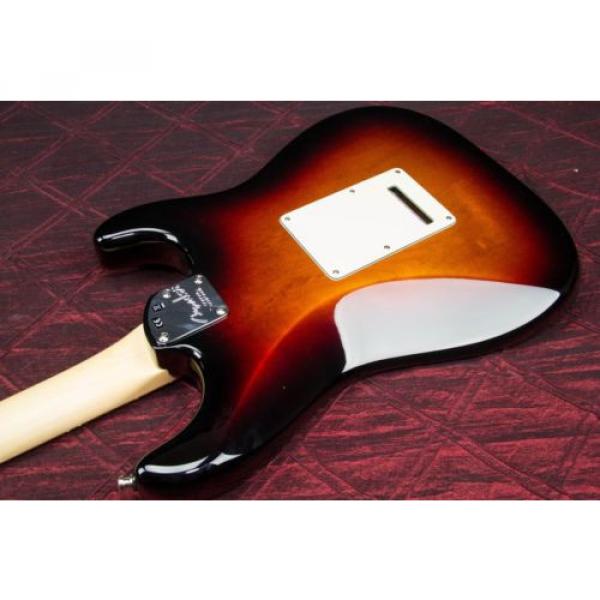 Fender American Elite Stratocaster Left-Hand Electric Guitar 3 Tone Sbst 030211 #5 image