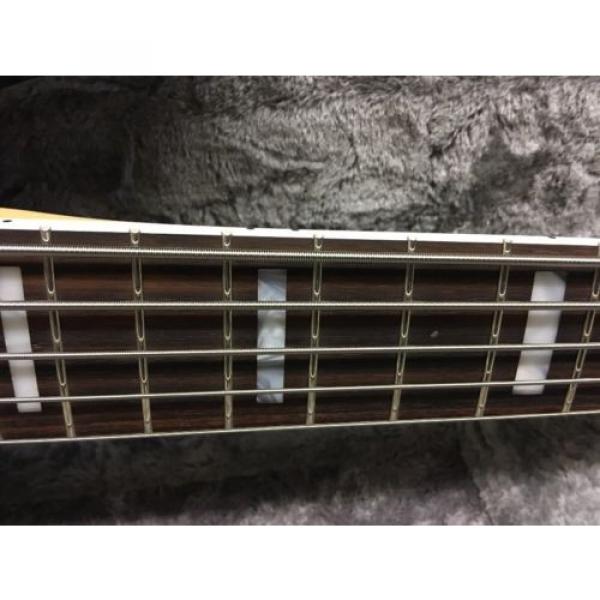 Fender American Elite Five String Jazz Bass  3-Color Sunburst #4 image