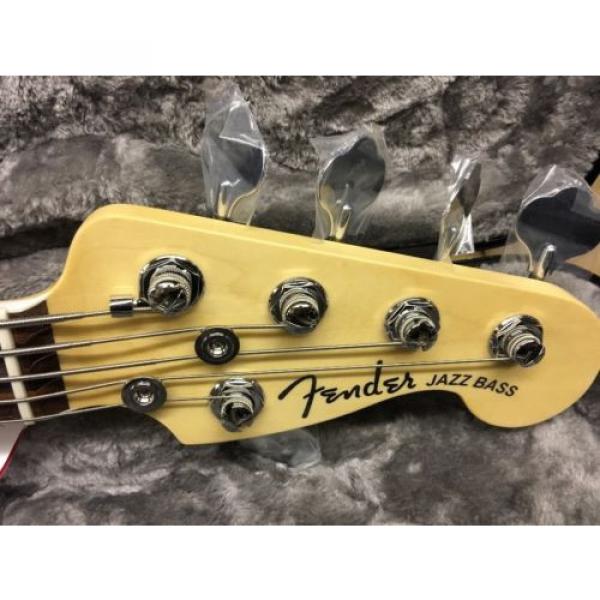Fender American Elite Five String Jazz Bass  3-Color Sunburst #5 image