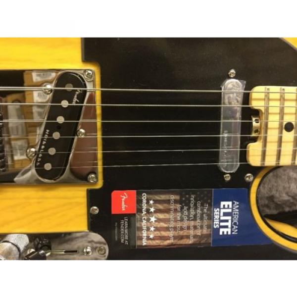 Fender American Elite Telecaster Tele Butterscotch Blonde W/HSC Locking Tuners #3 image