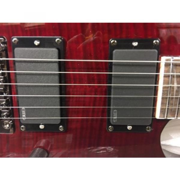 ESP/LTD M-300FM See Thru Black Cherry Electric Guitar #3 image