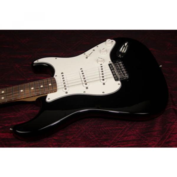 Fender Standard Stratocaster Electric Guitar Black 032007 #1 image