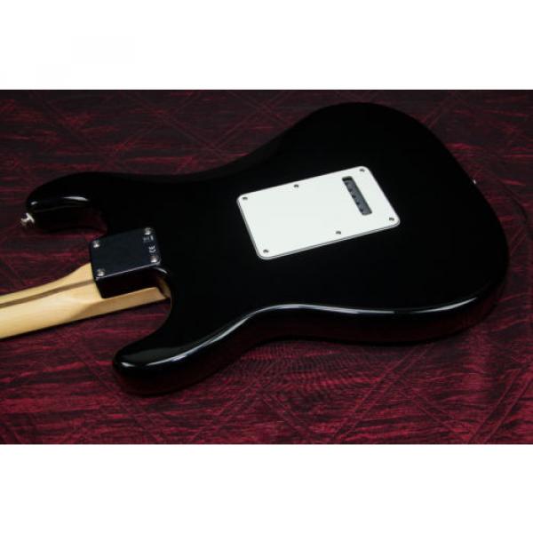 Fender Standard Stratocaster Electric Guitar Black 032007 #3 image