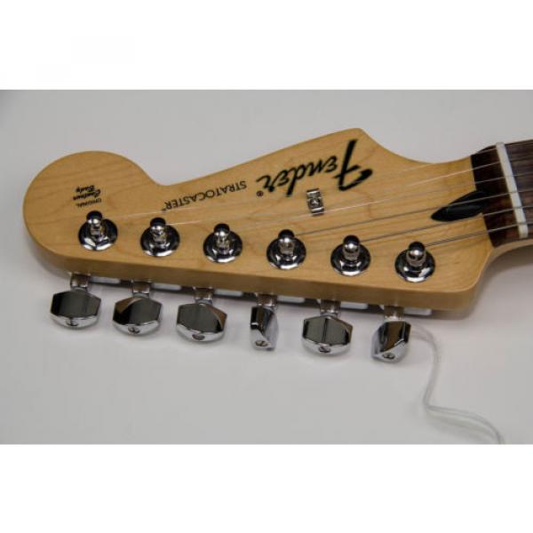 Fender Standard Stratocaster Electric Guitar Black 032007 #5 image