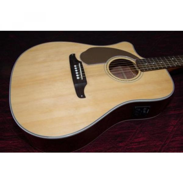 Fender Sonoran SCE Left-Handed Acoustic-Electric Guitar Natural 032212 #2 image