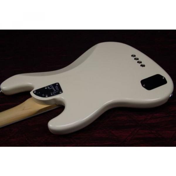 Fender American Elite Rosewood Fingerboard Jazz Bass Olympic White 031507 #3 image