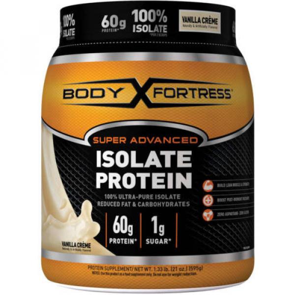 Body Fortress Super Advanced Protein Isolate Vanilla Dietary Supplement, 21 oz #1 image