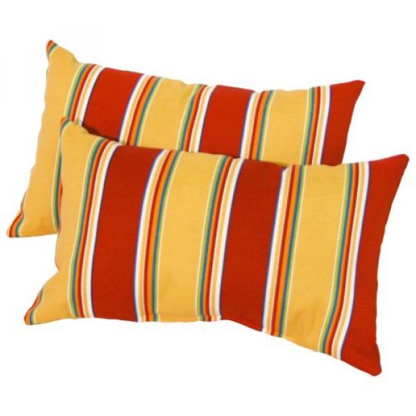 19x12-inch Rectangular Outdoor Carnival Accent Pillows (Set of 2) #5 image
