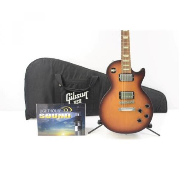 2014 Gibson Les Paul Studio Electric Guitar - Brown Burst w/ Gibson Gig Bag #1 image