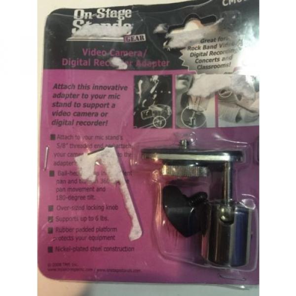 On Stage Stands Gear Video Camera And Digital Recorder Adapter #5 image