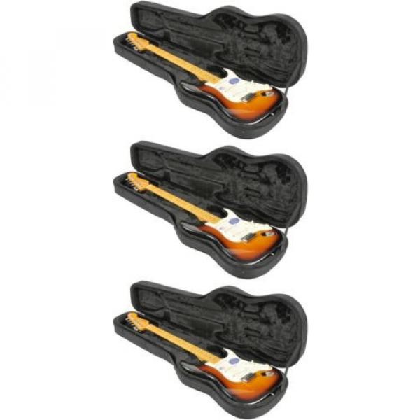 SKB SCFS6 Electric Guitar Soft Case - Black (3-pack) Value Bundle #1 image