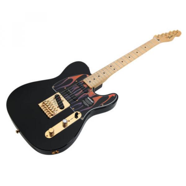 920D Fender Std Tele Nashville Mod Lace Blue/Silver/Red S1 FL/Gold w/Bag #3 image