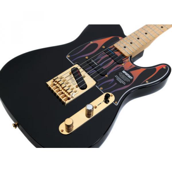 920D Fender Std Tele Nashville Mod Lace Blue/Silver/Red S1 FL/Gold w/Bag #4 image