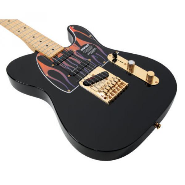 920D Fender Std Tele Nashville Mod Lace Blue/Silver/Red S1 FL/Gold w/Bag #5 image